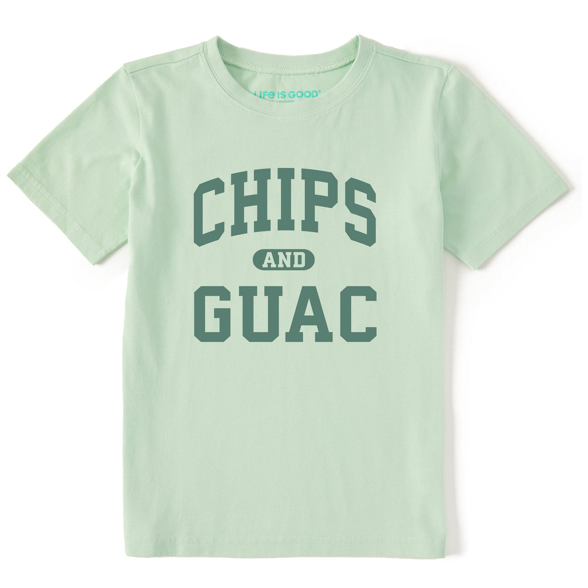 Kids Chips and Guac Arch Short Sleeve Crusher Tee