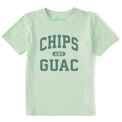 Kids Chips and Guac Arch Short Sleeve Crusher Tee