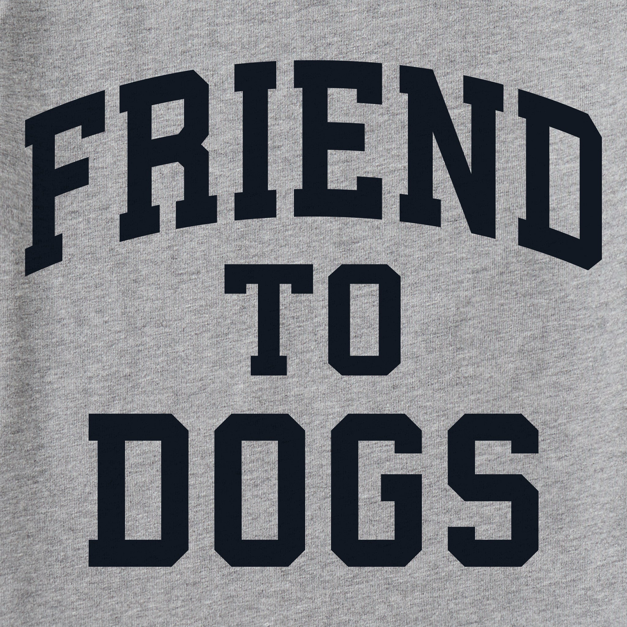 Men's Friend to Dogs Arch Long Sleeve Crusher Tee