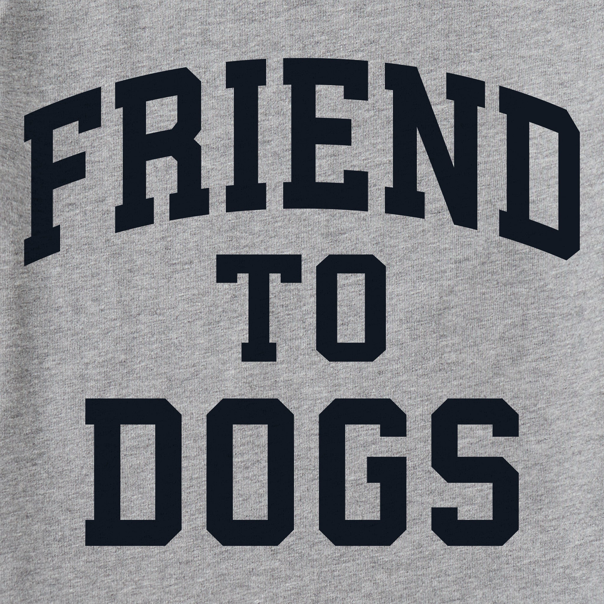 Women's Friend to Dogs Arch Long Sleeve Crusher Tee