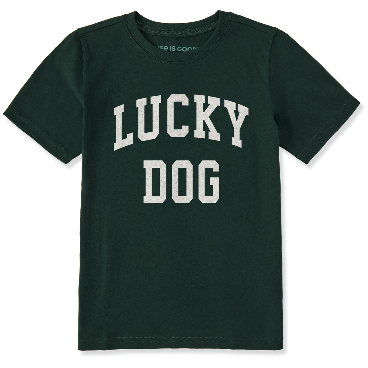Kids Lucky Dog Arch Short Sleeve Crusher Tee