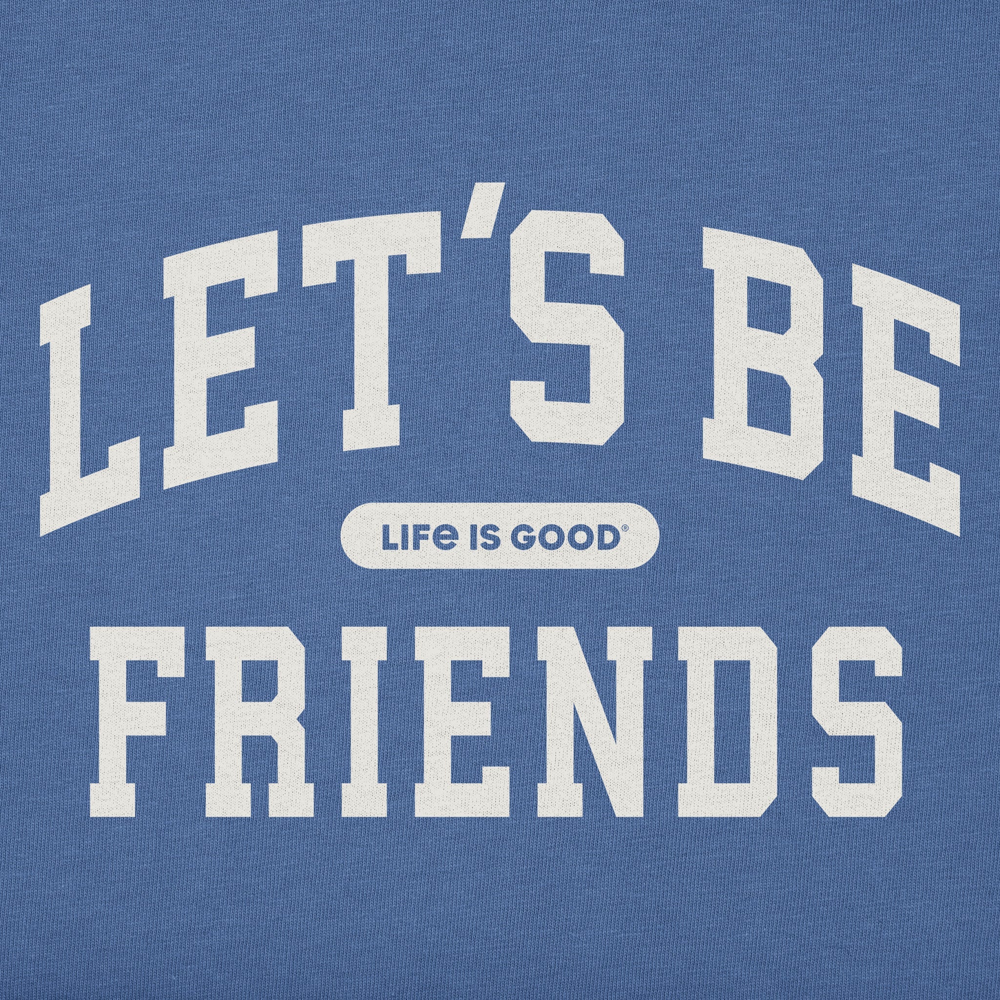Kids Let's Be Friends Arch Short Sleeve Crusher Tee