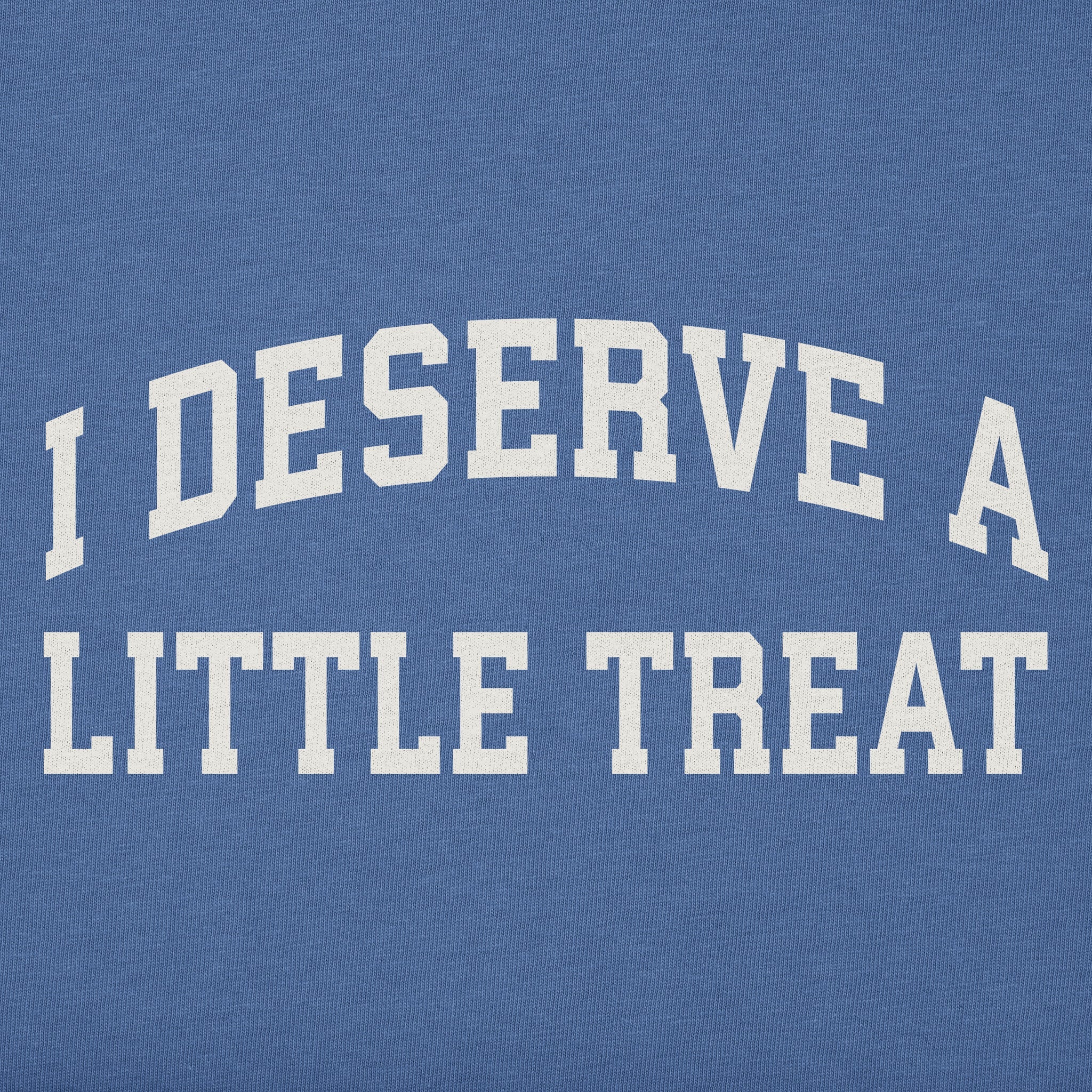 Kids I Deserve a Little Treat Arch Short Sleeve Crusher Tee