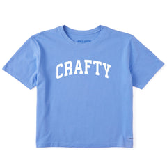 Women's Crafty Arch Short Sleeve Crusher Boxy Tee