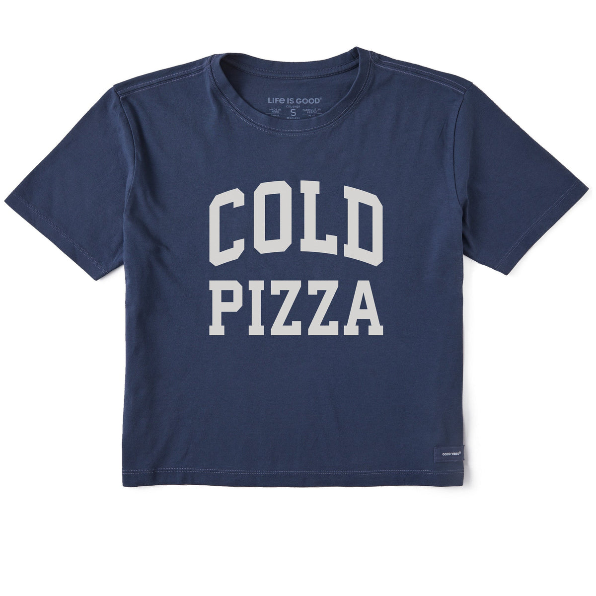 Women's Cold Pizza Arch Short Sleeve Crusher Boxy Tee