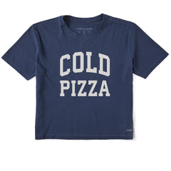 Women's Cold Pizza Arch Short Sleeve Crusher Boxy Tee