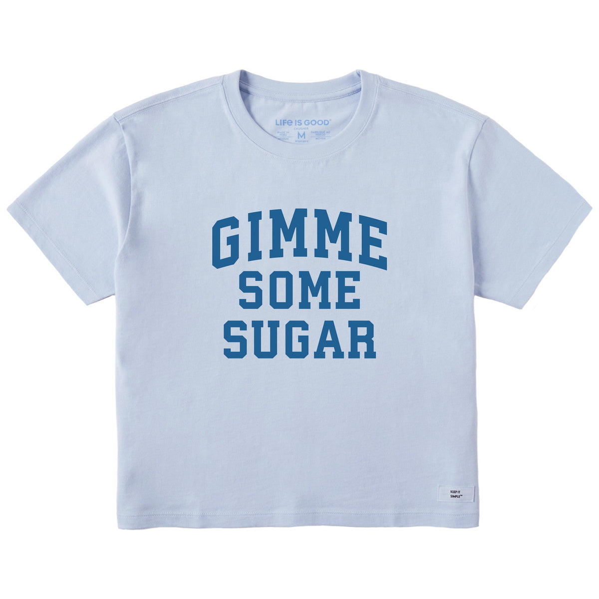 Women's Gimme Some Sugar Arch Short Sleeve Crusher Boxy Tee