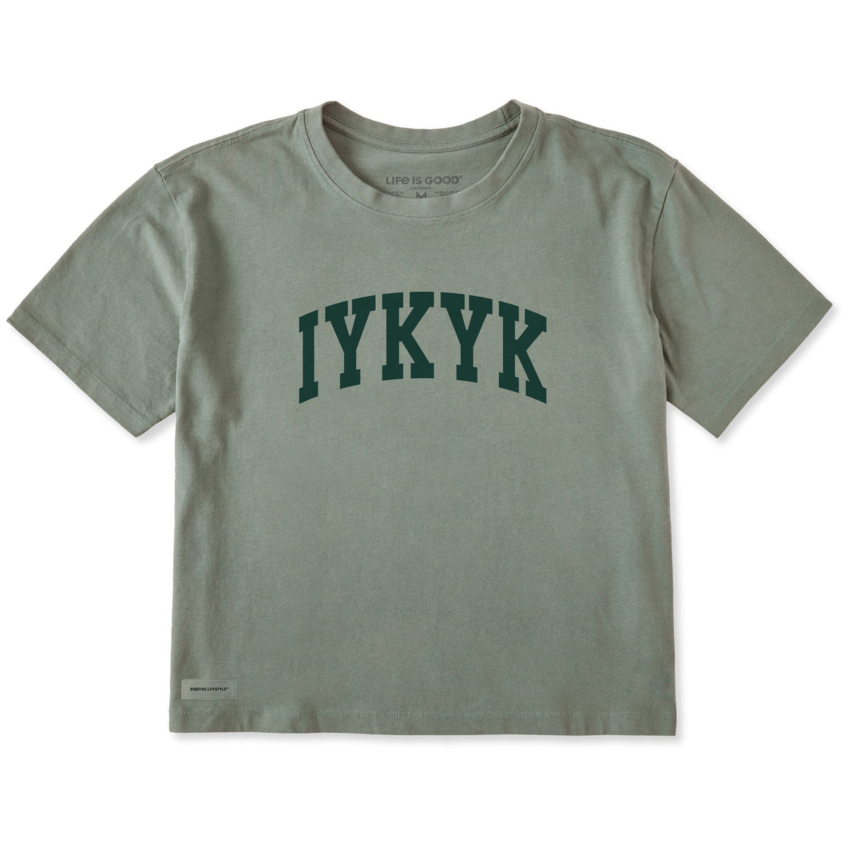 Women's IYKYK Arch Short Sleeve Crusher Boxy Tee