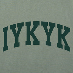 Women's IYKYK Arch Short Sleeve Crusher Boxy Tee