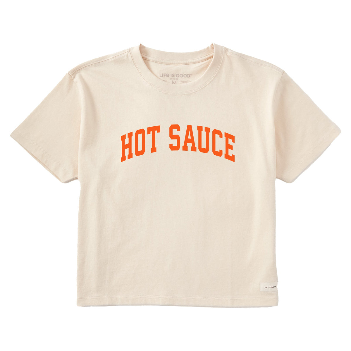 Women's Hot Sauce Arch Short Sleeve Crusher Boxy Tee