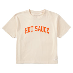 Women's Hot Sauce Arch Short Sleeve Crusher Boxy Tee