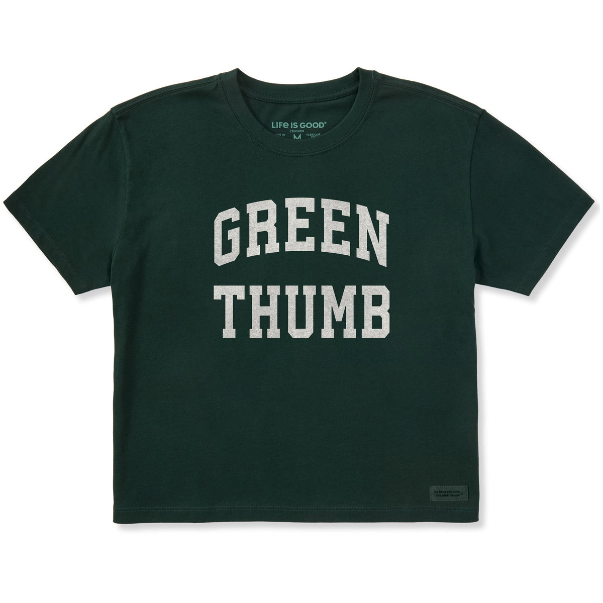 Women's Green Thumb Arch Short Sleeve Crusher Boxy Tee