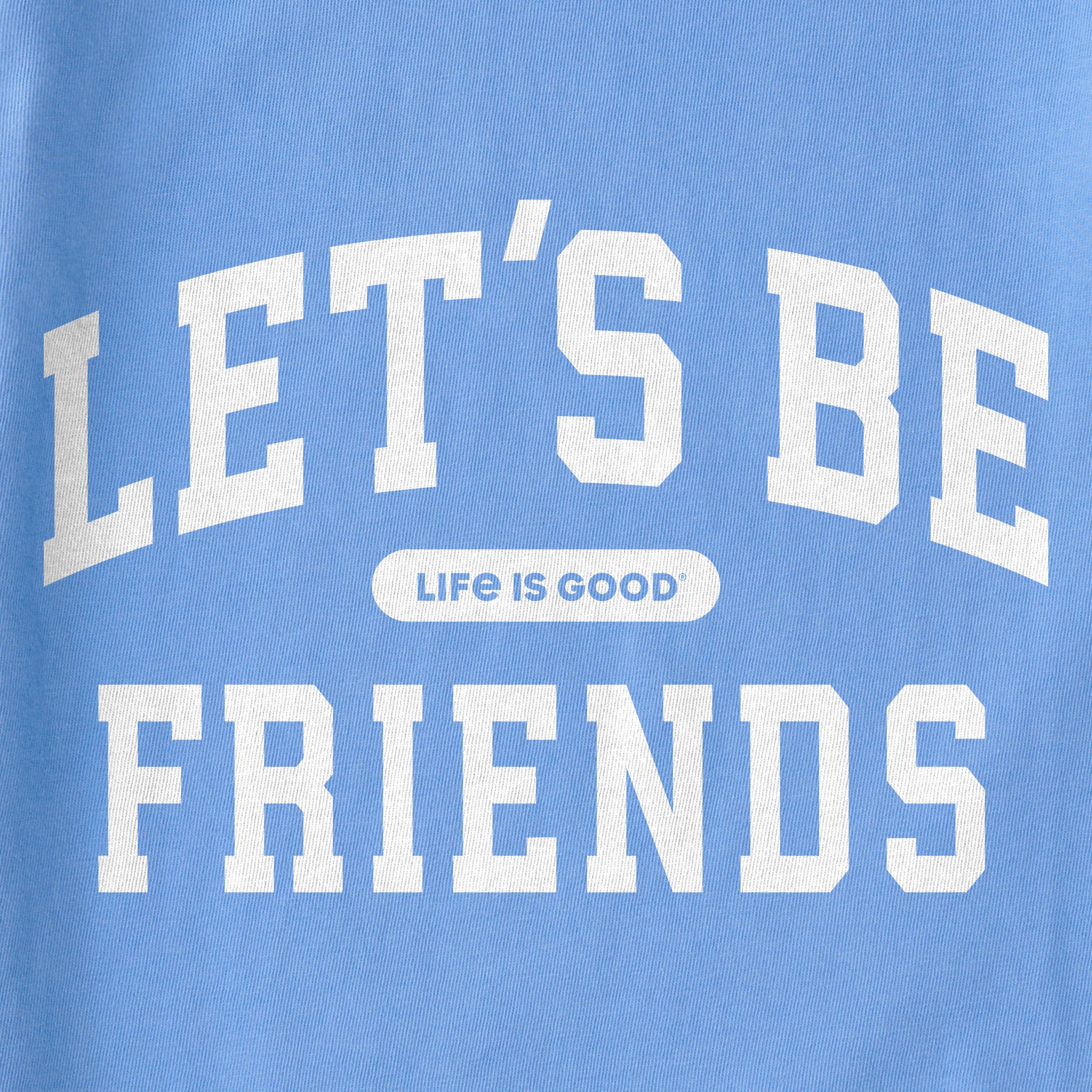 Women's Let's Be Friends Arch Short Sleeve Crusher Tee