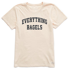 Women's Everything Bagels Arch Short Sleeve Crusher Tee