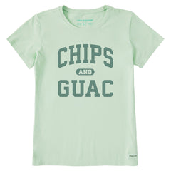 Women's Chips and Guac Arch Short Sleeve Crusher Tee