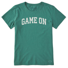 Women's Game On Arch Short Sleeve Crusher Tee
