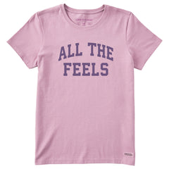 Women's All the Feels Arch Short Sleeve Crusher Tee