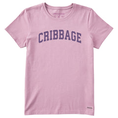 Women's Cribbage Arch Short Sleeve Crusher Tee