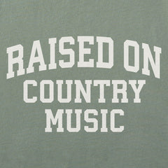 Men's Raised on Country Music Arch Short Sleeve Crusher Tee