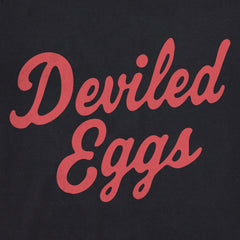 Women's Deviled Eggs Script Long Sleeve Crusher Tee