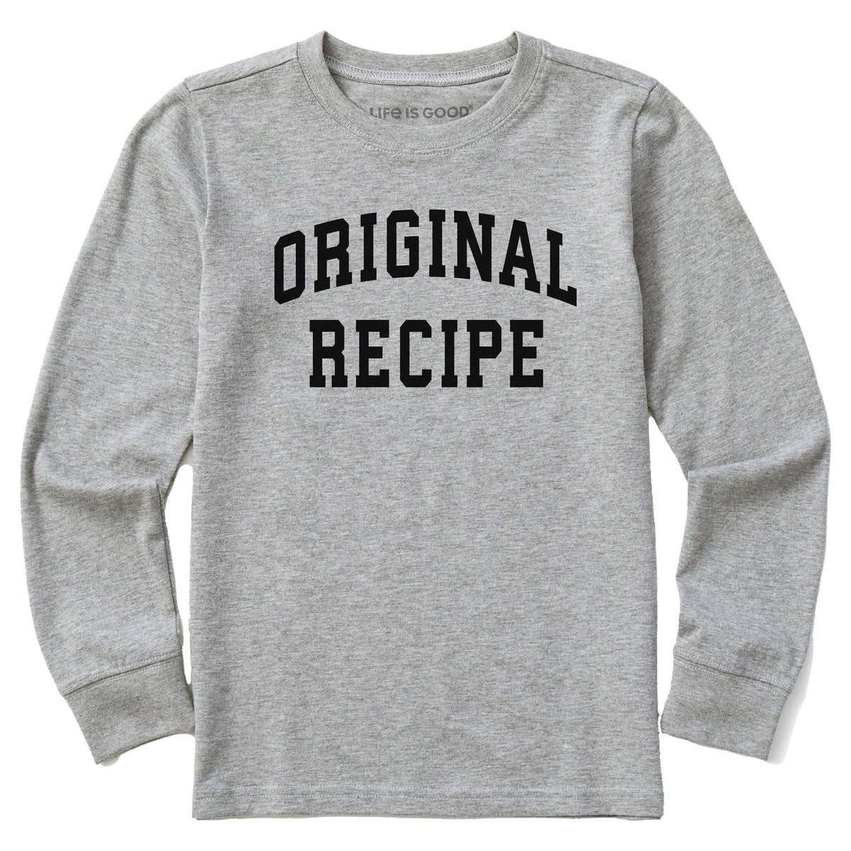 Kids Original Recipe Arch Long Sleeve Crusher Tee