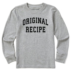 Kids Original Recipe Arch Long Sleeve Crusher Tee