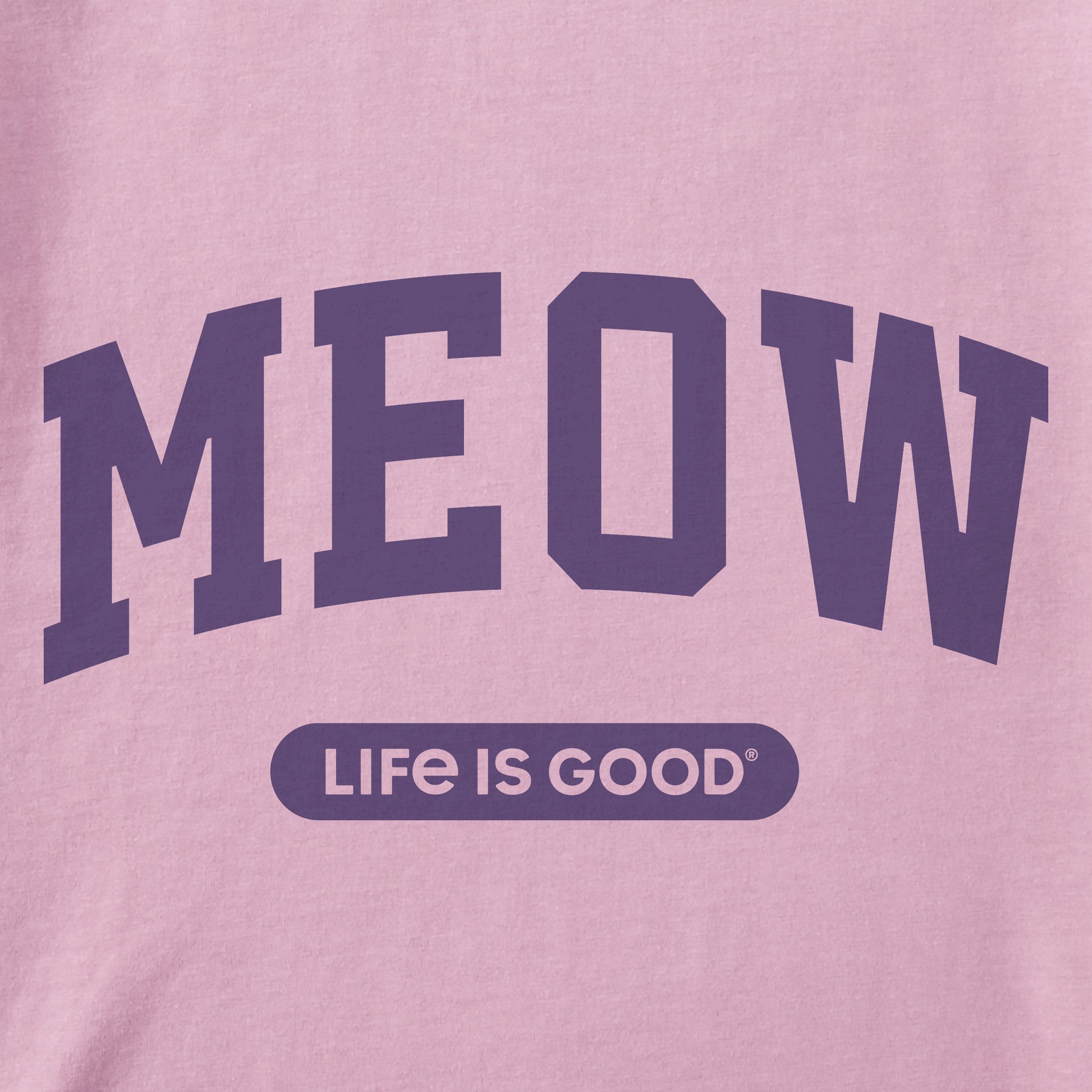 Kids Meow Arch Short Sleeve Crusher Tee