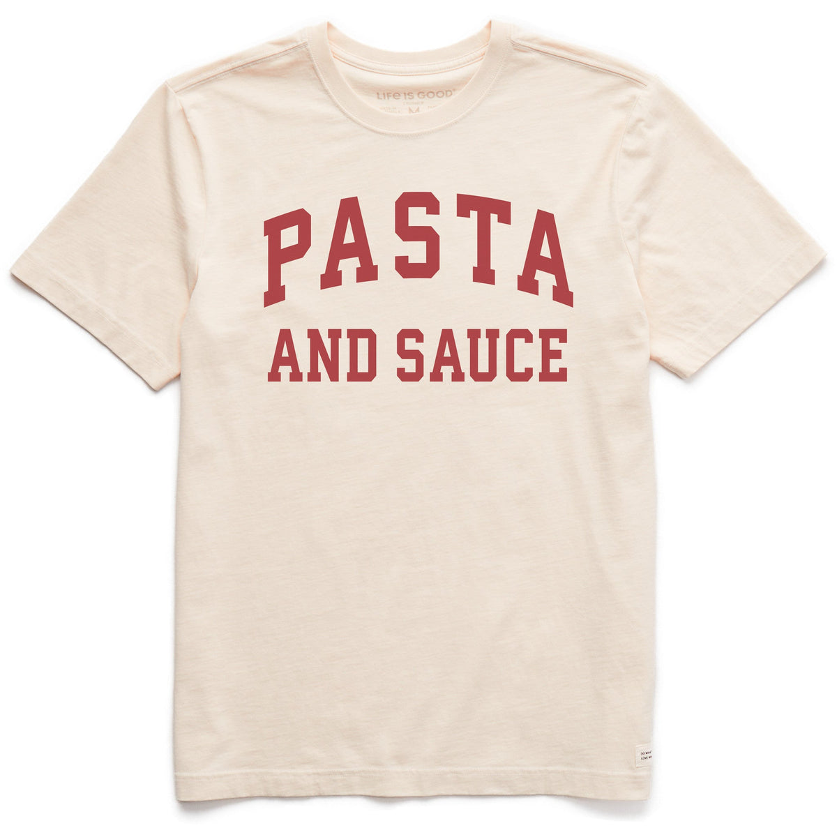 Men's Pasta and Sauce Arch Short Sleeve Crusher Tee
