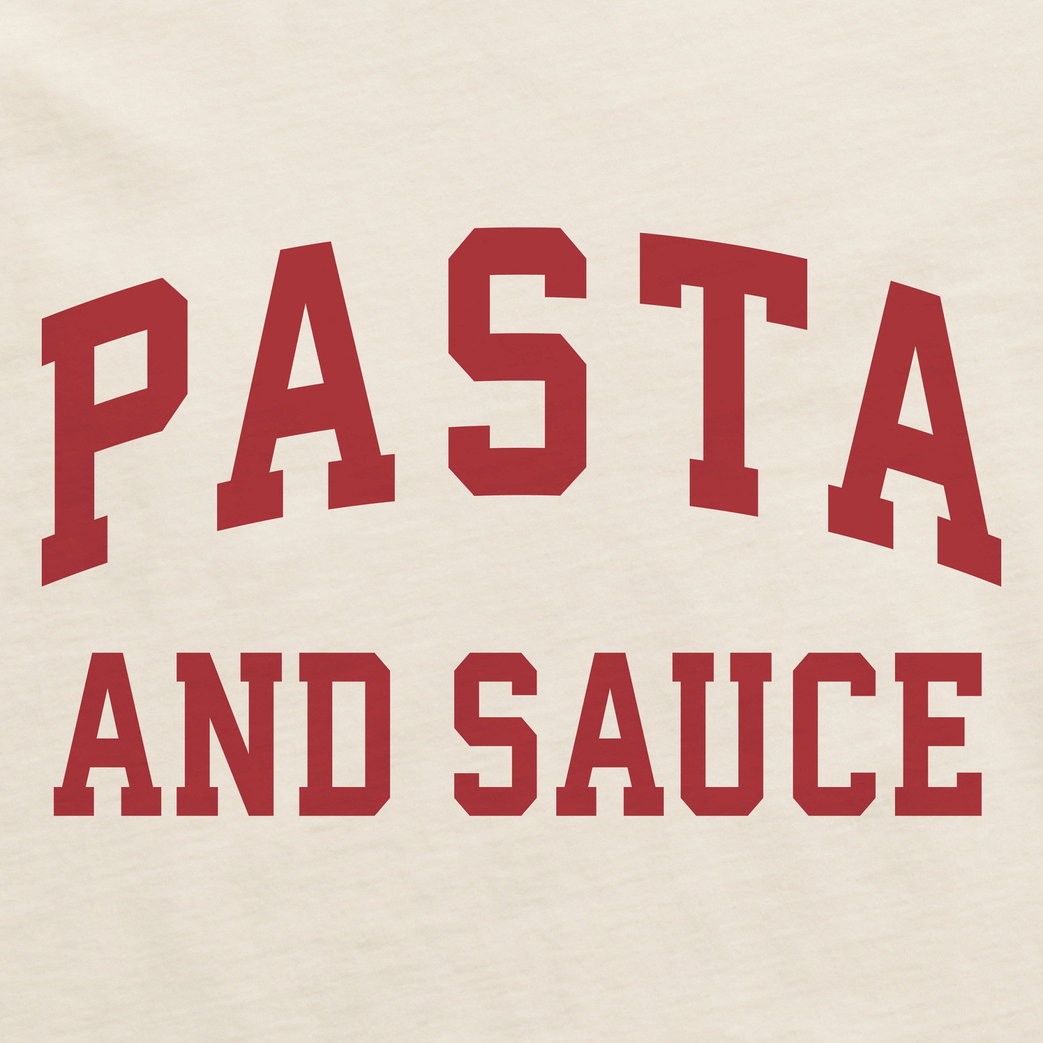 Men's Pasta and Sauce Arch Short Sleeve Crusher Tee