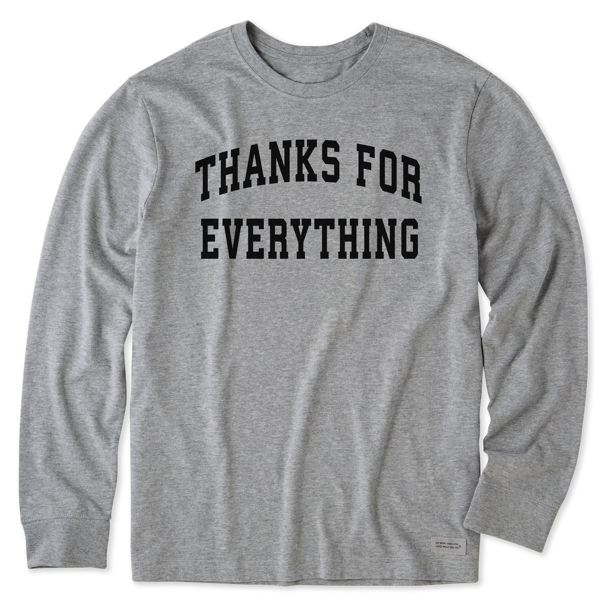 Men's Thanks for Everything Arch Long Sleeve Crusher Tee