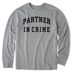 Men's Partner in Crime Arch Long Sleeve Crusher Tee