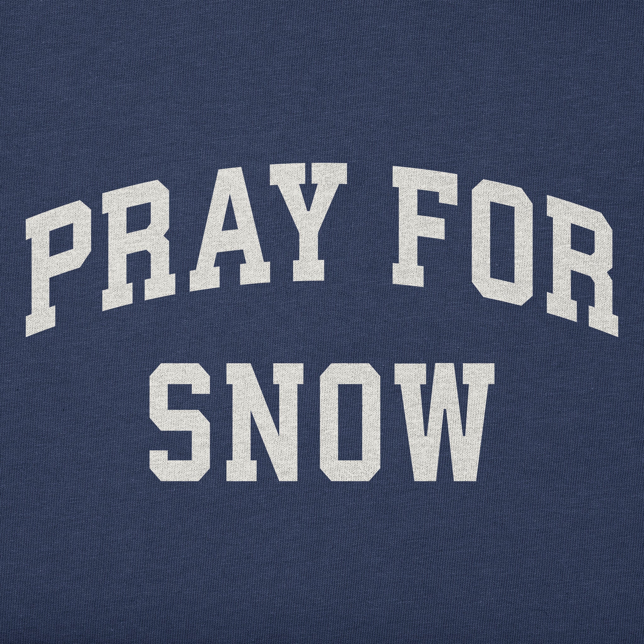 Men's Pray for Snow ARch Long Sleeve Crusher Tee