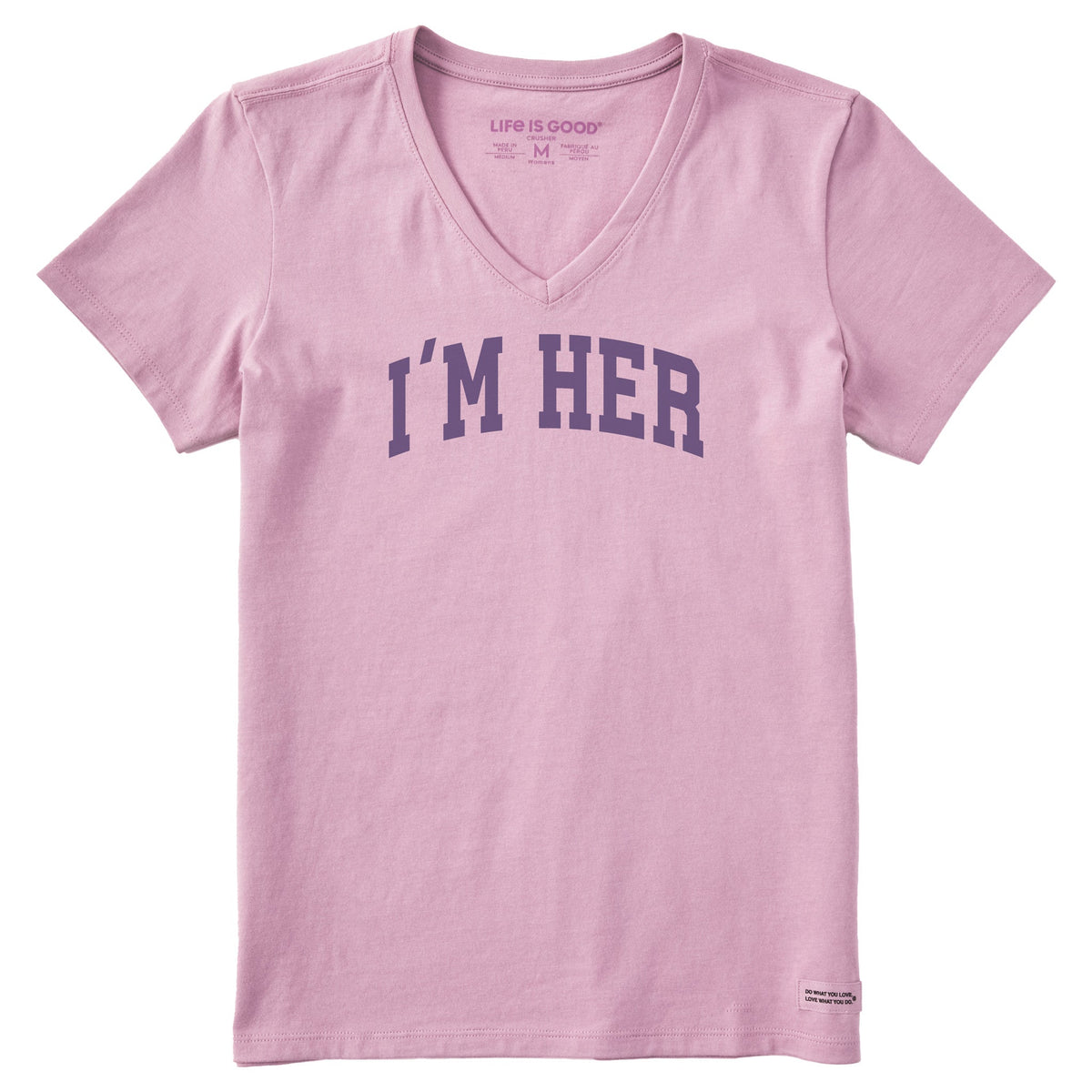 Women's I'm Her Arch Short Sleeve Crusher Vee
