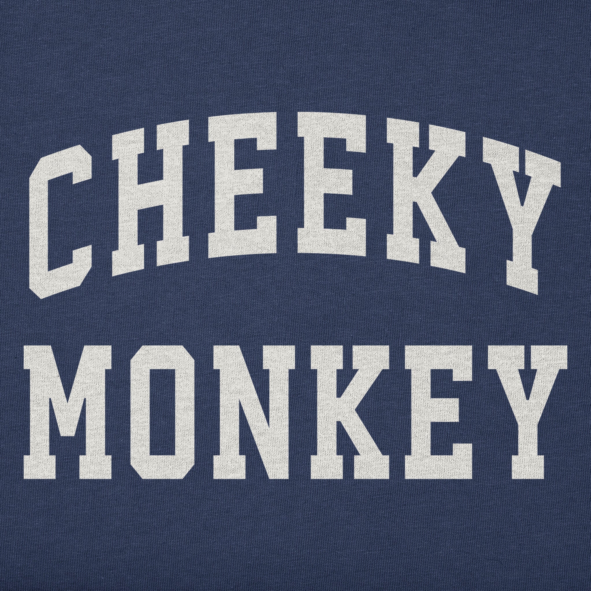 Toddler Cheeky Monkey Arch Short Sleeve Crusher Tee