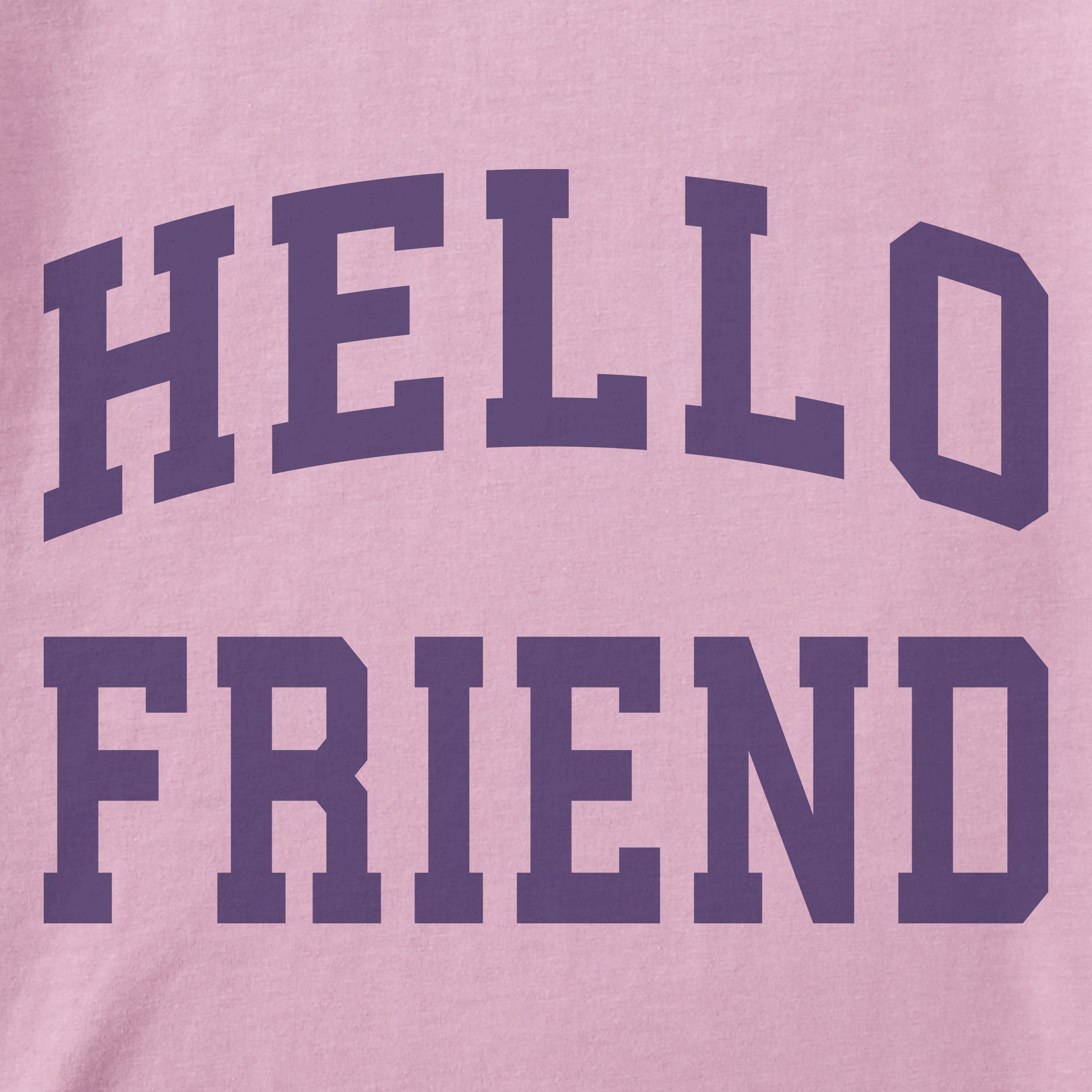 Women's Hello Friend Arch Short Sleeve Crusher Boxy Tee