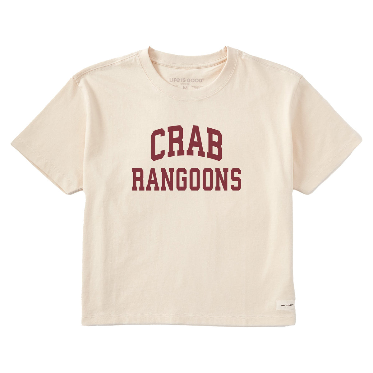 Women's Crab Rangoons Arch Short Sleeve Crusher Boxy Tee