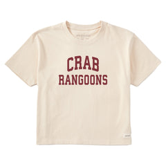Women's Crab Rangoons Arch Short Sleeve Crusher Boxy Tee