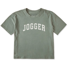 Women's Jogger Arch Short Sleeve Crusher Boxy Tee