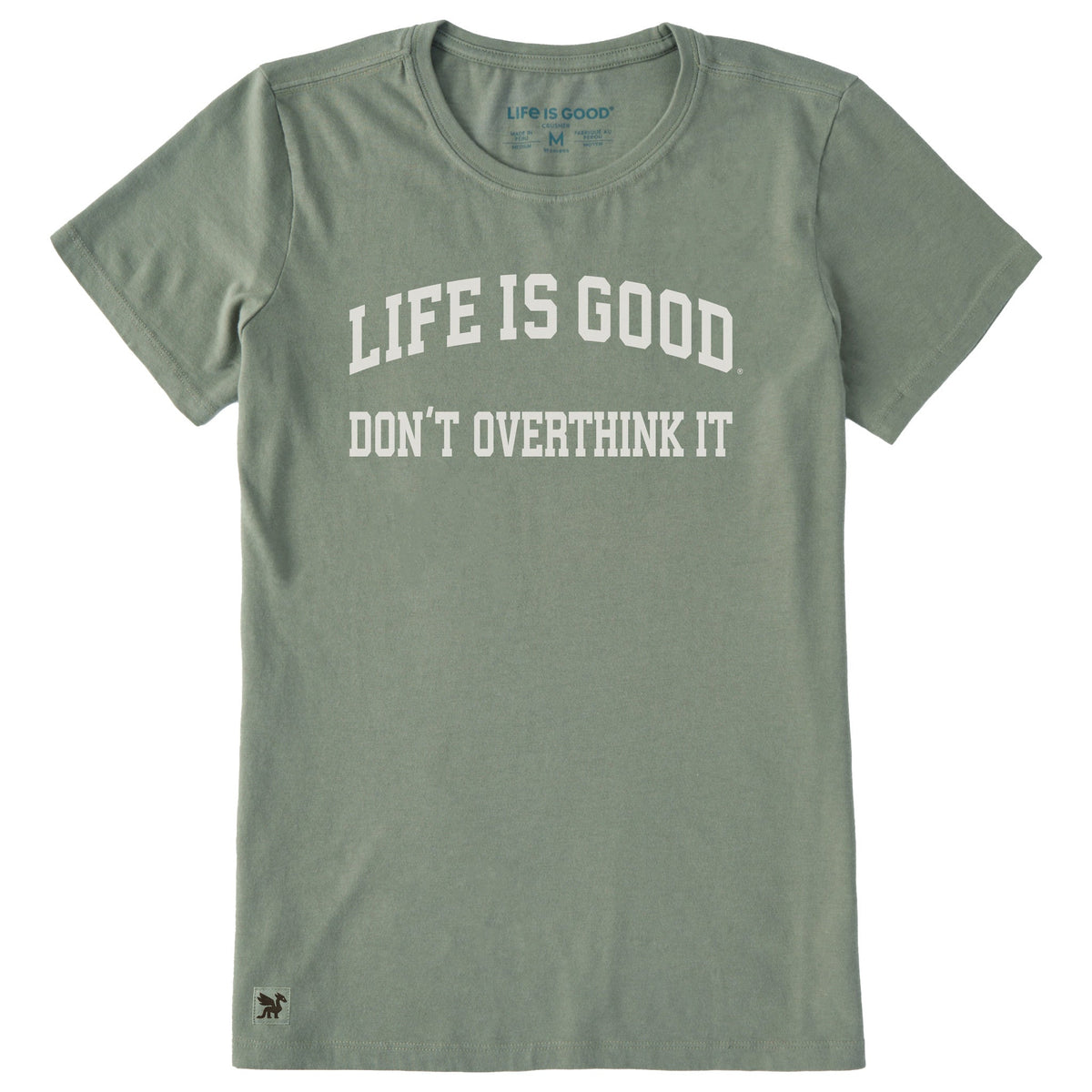 Women's Don't Overthink it Arch Short Sleeve Crusher Tee