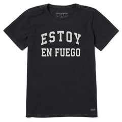 Women's Estoy En Fuego Arch Short Sleeve Crusher Tee