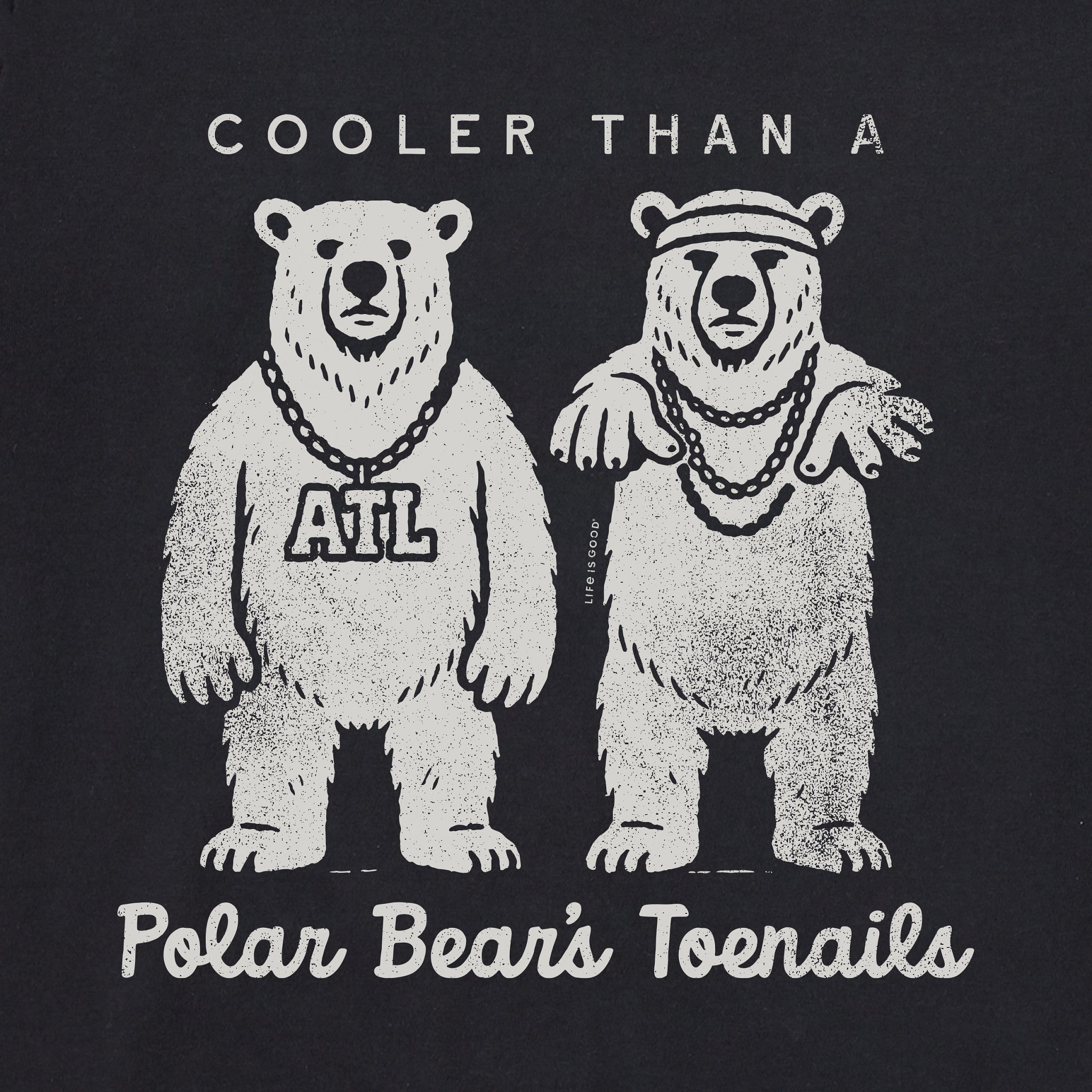 Men's Polar Bear's Toenails Short Sleeve Crusher Tee