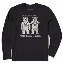 Men's Polar Bear's Toenails Long Sleeve Crusher Tee