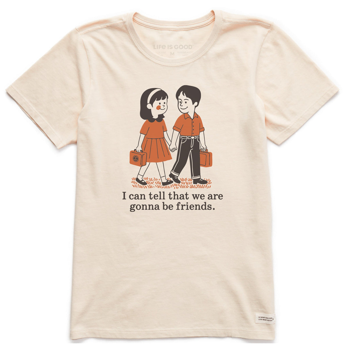 Women's Gonna Be Friends Short Sleeve Crusher Tee