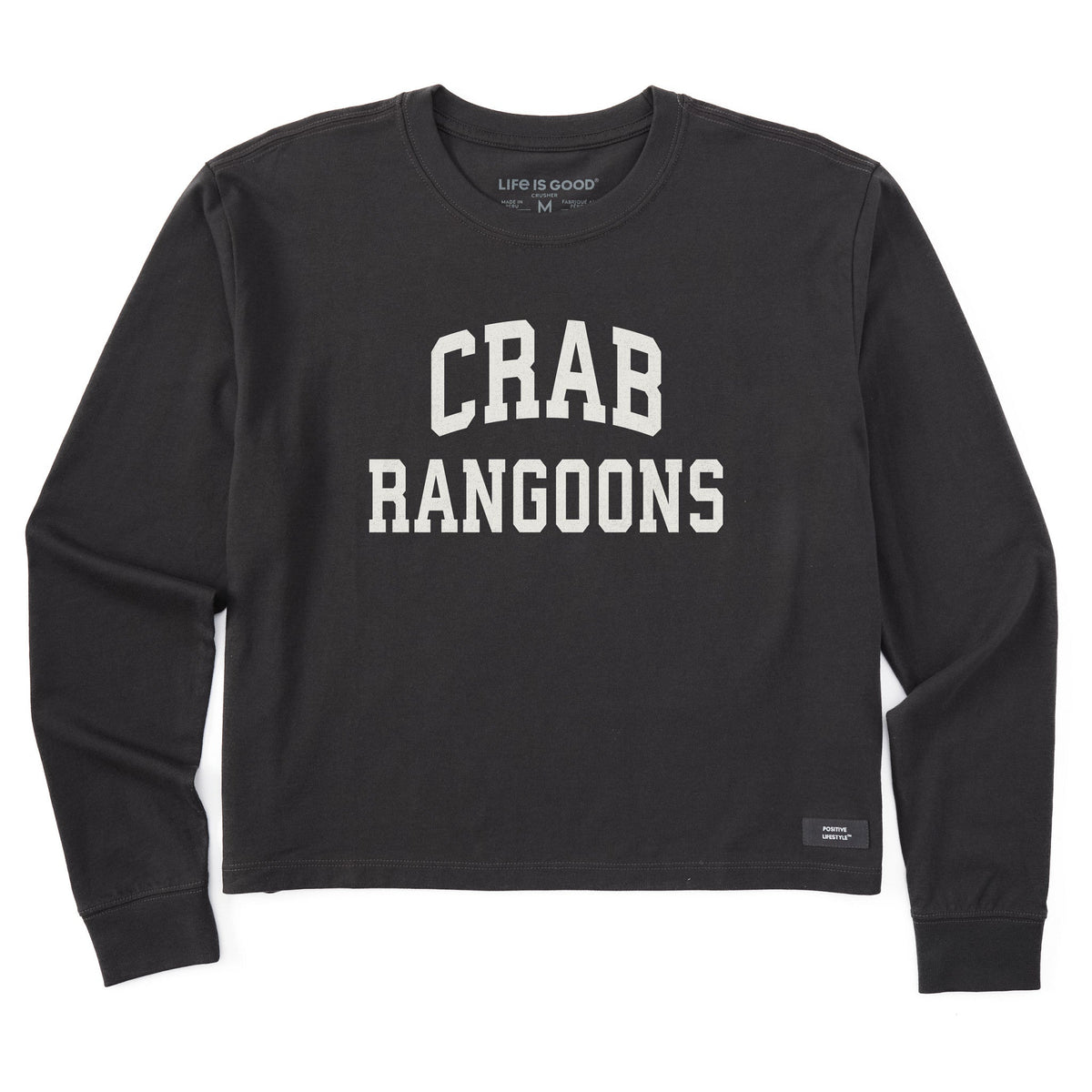 Women's Crab Rangoons Arch Long Sleeve Crusher Boxy Tee