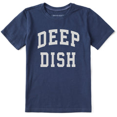 Kids Deep Dish Arch Short Sleeve Crusher Tee