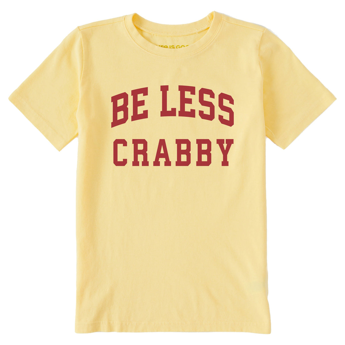 Kids Be Less Crabby Arch Short Sleeve Crusher Tee