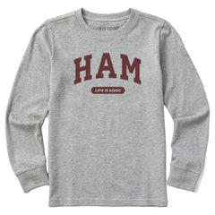 Kids Ham Arch Long Sleeve Crusher Tee