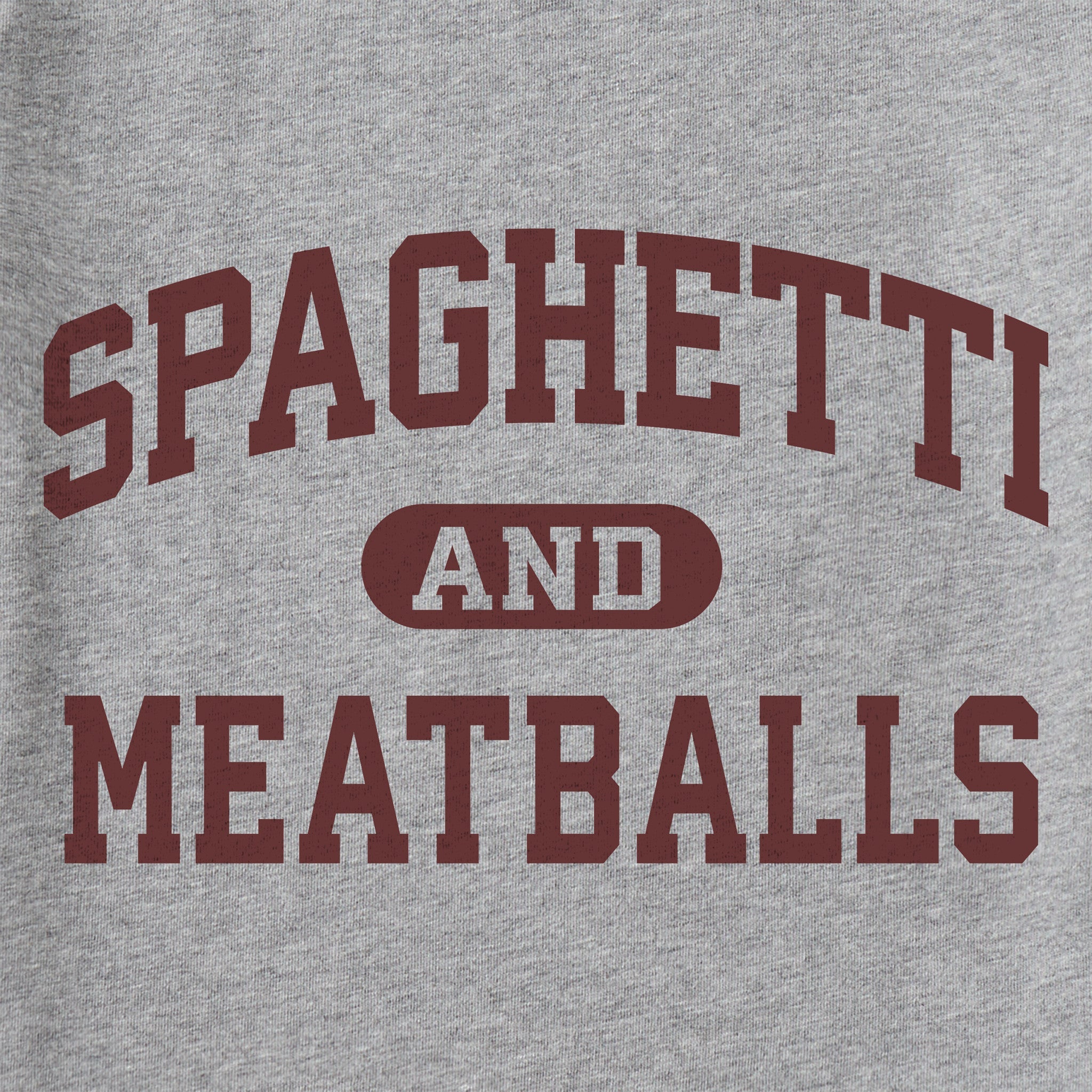 Kids Spaghetti and Meatballs Arch Long Sleeve Crusher Tee