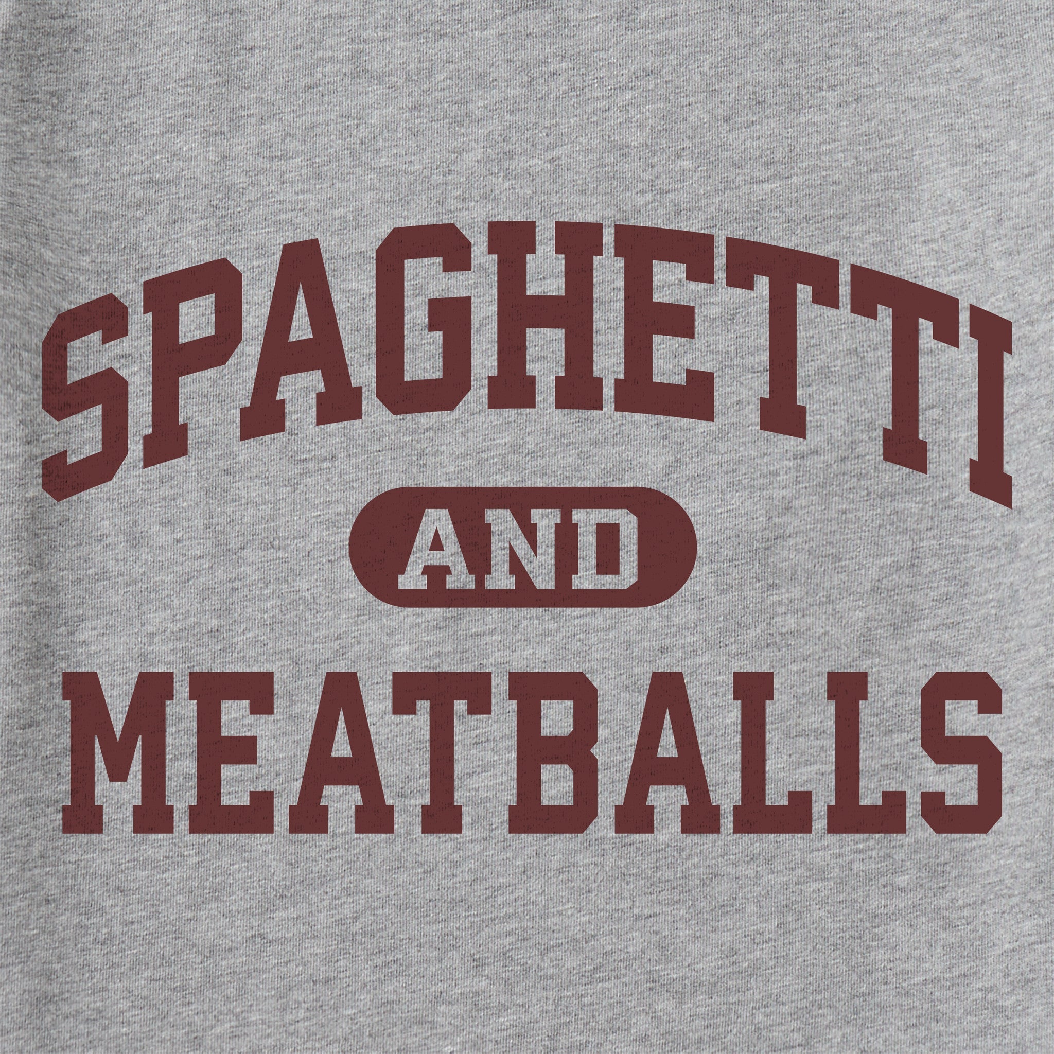 Men's Spaghetti and Meatballs Arch Long Sleeve Crusher Tee