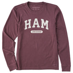 Women's Ham Arch Long Sleeve Crusher Tee